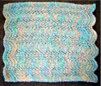 Quick Baby Ripple Afghan - - Knit ePattern 
