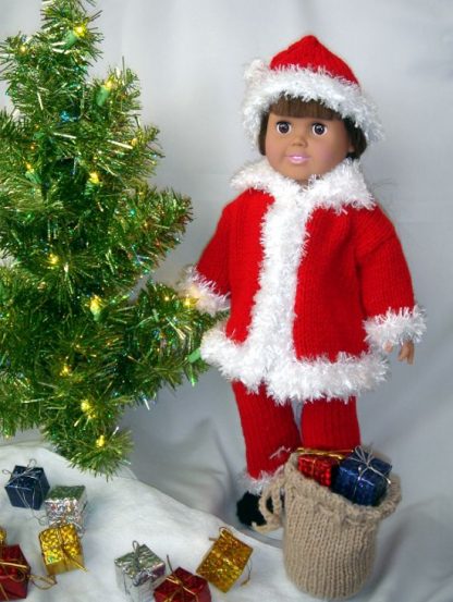 Santa Suit for 18-Inch Dolls  