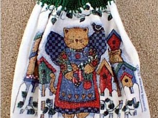 Kitchen Towel and Holder - - Knit ePattern 
