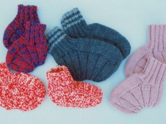 Foot Hugging Slippers - - Knit ePattern 