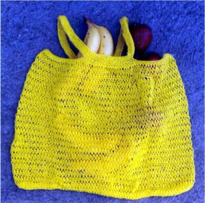 Easy French Style Shopping Bag - - Knit ePattern  - Image 4