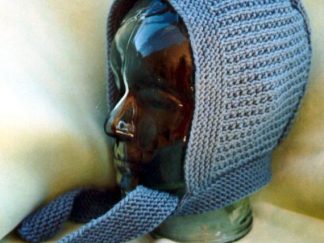 Warm Tie Bonnet - - Knit ePattern 