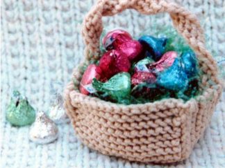 Mini Easter Baskets - - Knit ePattern 