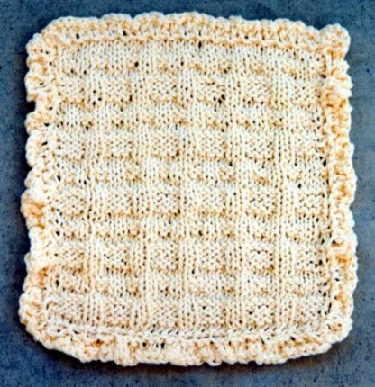 Country Style Dishcloth - - Knit ePattern 