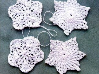 Twin Star Ornaments - - Knit ePattern 