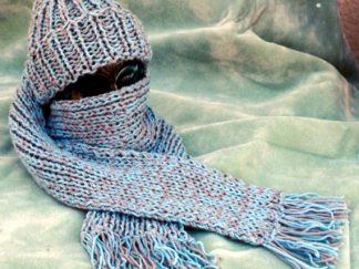 Quick Knit Hat and Scarf - - Knit ePattern 