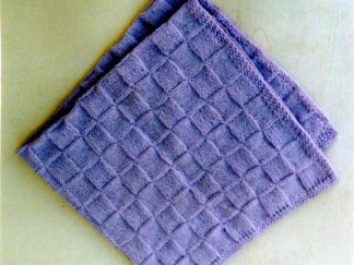 Reversible Baby Blanket - - Knit ePattern 