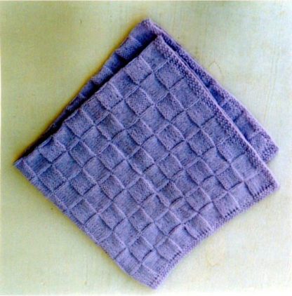 Reversible Baby Blanket - - Knit ePattern 