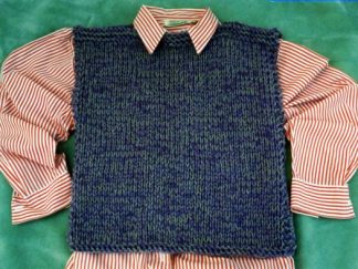 Super Easy Quick Knit Vest - - Knit ePattern 