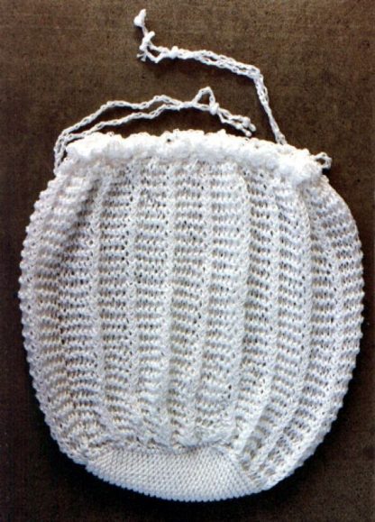 Reversible French Shopping Bag - - Knit ePattern 