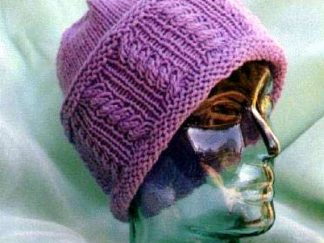 Cabled Wide Brim Hat - - Knit ePattern 