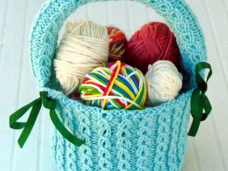 Elegant Basket - - Knit ePattern 