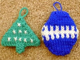 Quick. Easy Fillable Ornaments - - Knit ePattern 
