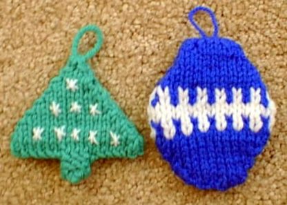 Quick. Easy Fillable Ornaments - - Knit ePattern 