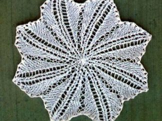 Easy Lace Doily - - Knit ePattern 