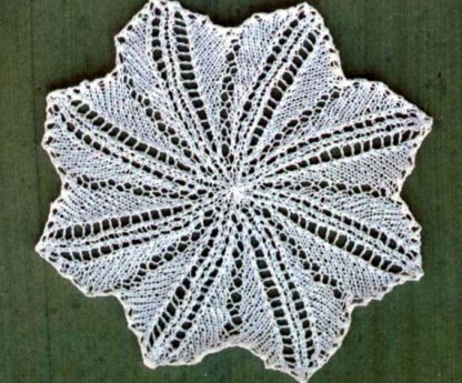 Easy Lace Doily - - Knit ePattern 