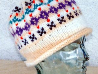 Easy Fair Isle Hat - - Knit ePattern 