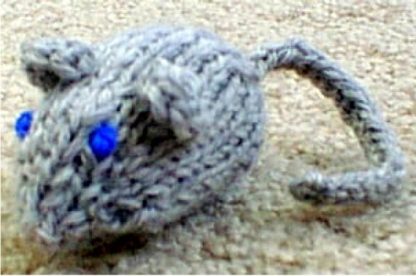 Kitty Mouse Toy - - Knit ePattern 