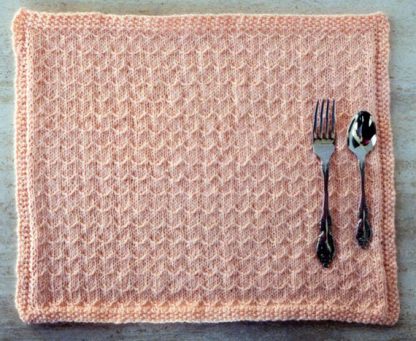 Spring Breeze Placemat - - Knit ePattern 
