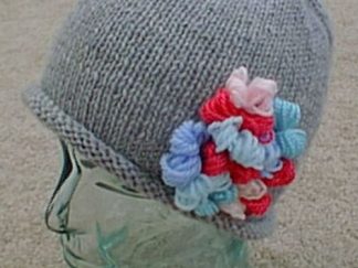 Flowered Cloche - - Knit ePattern 