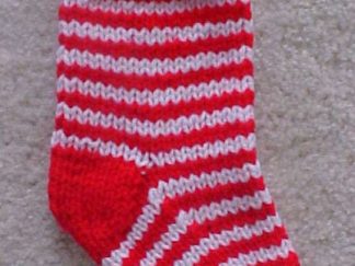 Fillable Stocking Ornament - - Knit ePattern 