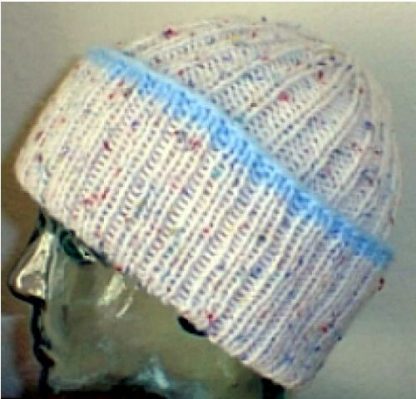 Classic Ribbed Hat - - Knit ePattern 