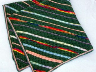 Easy Afghan - - Knit ePattern 