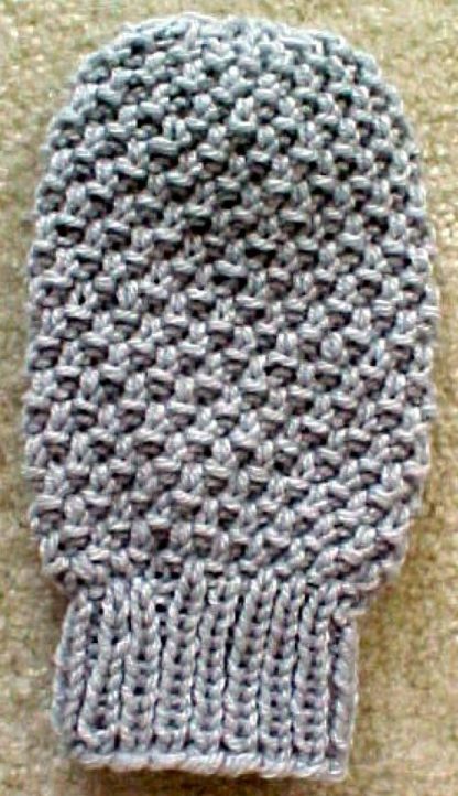 Knit Dust Mitt - - Knit ePattern 
