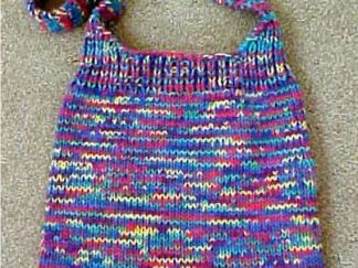 Knit Shoulder Tote Bag - - Knit ePattern 