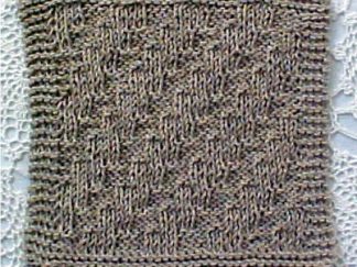 Stair Step Dishcloth - - Knit ePattern 