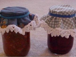 Lacey Edge Jar Topper - - Knit ePattern 