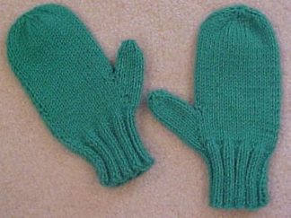 Ladies 2 Needle Mittens - - Knit ePattern 