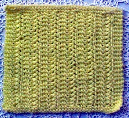 Easy Lace Dishcloth - - Knit ePattern 