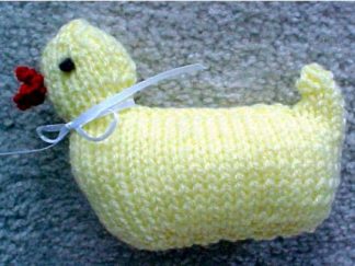 Baby Duck Toy - - Knit ePattern 