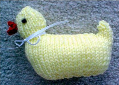 Baby Duck Toy - - Knit ePattern 