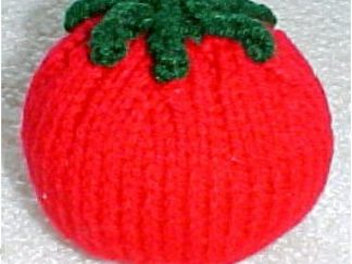 Tomato Knit Pin Cushion - - Knit ePattern 