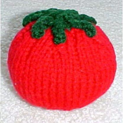Tomato Knit Pin Cushion - - Knit ePattern 