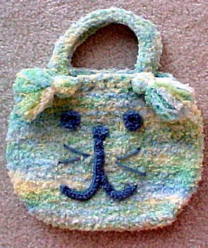 The Purrr fect Tote Purse - - Knit ePattern 