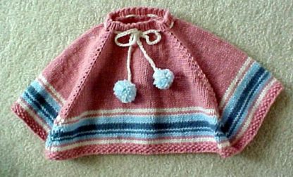 Kids Knit Poncho - - Knit ePattern 