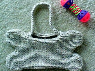 Bone Treat Bag for Dogs - - Knit ePatterns 