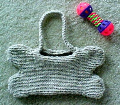 Bone Treat Bag for Dogs - - Knit ePatterns 
