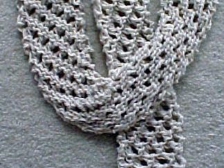 Diagonal Knit Scarf - - Knit ePatterns 
