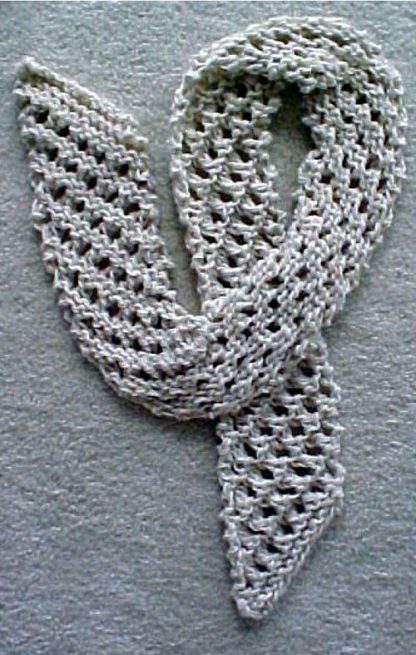 Diagonal Knit Scarf - - Knit ePatterns 