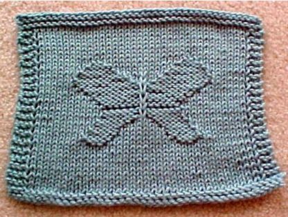 Butterfly Dishcloth - - Knit ePatterns 