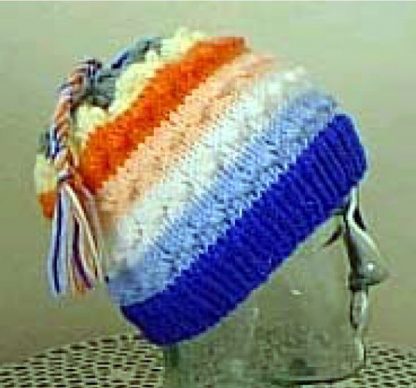 Bubbles and Stripes Hat - - Knit ePatterns 