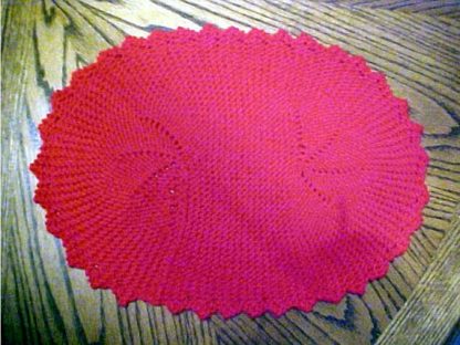 Oval Placemat - - Knit ePattern  - Image 3