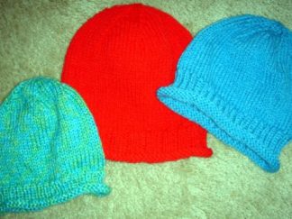 Kids Easy Circular Knit Hat - - Knit ePattern 