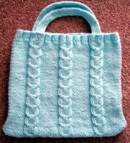 Bulky Knit Craft Bag - - Knit ePattern 