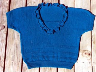 Ruffled V-Neck Top - - Knit ePattern 