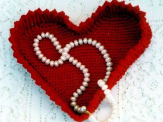 Country Heart Basket - - Knit ePattern 